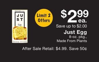 Fairway Store Market Just egg offer