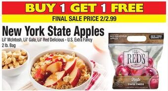 King Kullen New york state apples offer