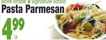 Store made o signature salad pasta parmesan