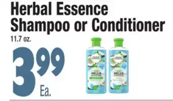 King Kullen Herbal essence shampoo or conditioner offer