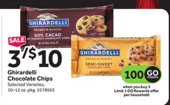 Stop&Shop Ghirardelli chocolate chips offer