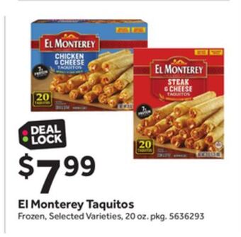 Stop&Shop El monterey taquitos offer
