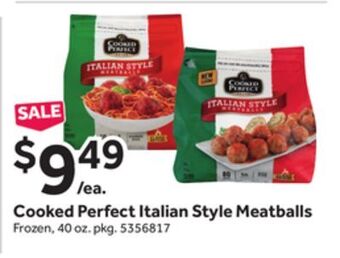 Stop&Shop Cooked perfect italian style meatballs offer