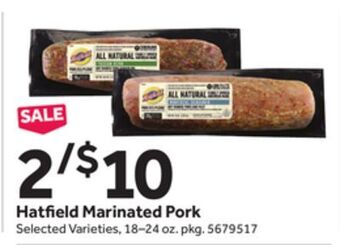 Stop&Shop Hatfield marinated pork offer