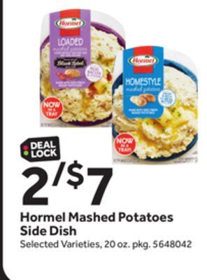 Stop&Shop Hormel mashed potatoes side dish offer