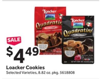 Stop&Shop Loacker cookies offer