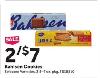 Stop&Shop Bahlsen cookies offer