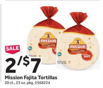 Stop&Shop Mission fajita tortillas offer
