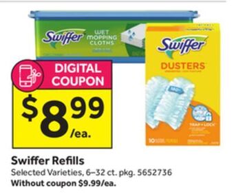 Stop&Shop Swiffer refills offer