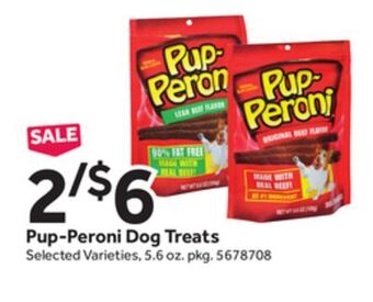 Stop&Shop Pup-peroni dog treats offer