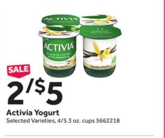 Stop&Shop Activia yogurt offer