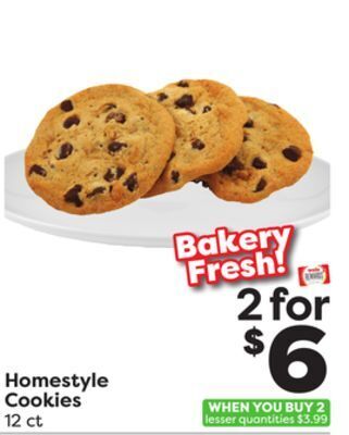 Weis Markets Homestyle cookies offer