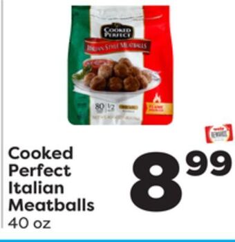 Weis Markets Cooked perfect italian meatballs offer