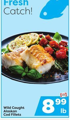 Weis Markets Wild caught alaskan cod fillets offer