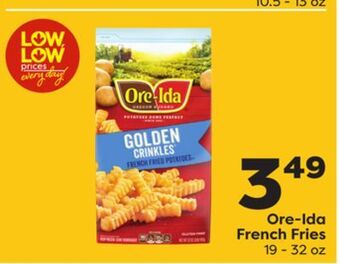 Weis Markets Ore-ida french fries offer