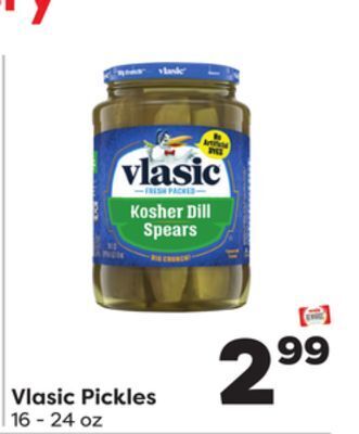 Weis Markets Vlasic pickles offer