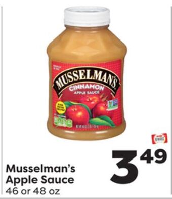 Weis Markets Musselman's apple sauce offer