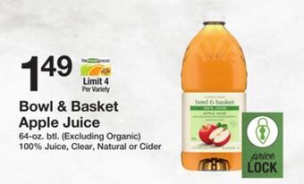 The Fresh Grocer Apple juice offer