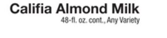 The Fresh Grocer Almond milk offer