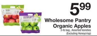 The Fresh Grocer Organic apples offer