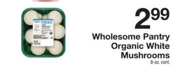 The Fresh Grocer White mushrooms offer
