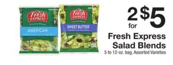 The Fresh Grocer Salad blends offer