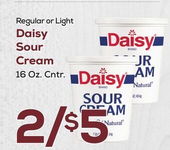 DeCicco & Sons Daisy sour cream offer
