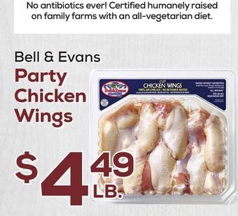 DeCicco & Sons Bell & evans party chicken wings offer