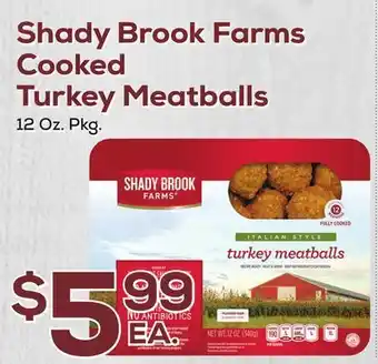 DeCicco & Sons Shady brook farms cooked turkey meatballs offer