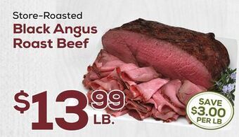 DeCicco & Sons Black angus roast beef offer
