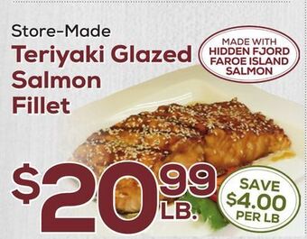 DeCicco & Sons Teriyaki glazed salmon fillet offer
