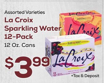 DeCicco & Sons La croix sparkling water 12-pack offer