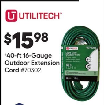 Lowe's 40-ft 16-gauge outdoor extension cord offer