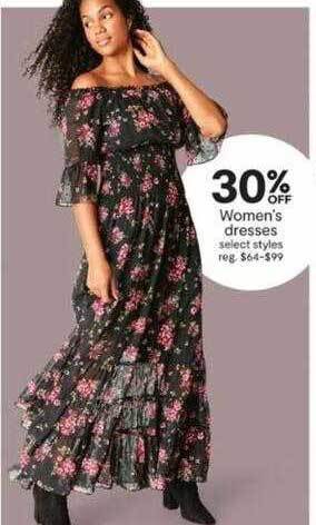 JC Penney Women's dresses offer
