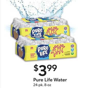 Publix Pure life water offer