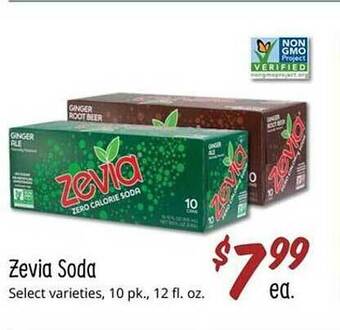 Sprouts Farmers Market Zevia soda offer