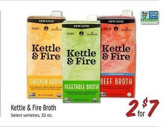 Sprouts Farmers Market Kettle & fire broth offer