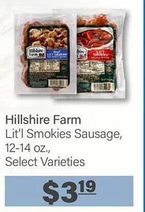 Commissary Hillshire farm lit'l smokies sausage offer