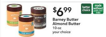 Publix Barney butter almond butter offer