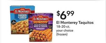 Publix El monterey taquitos offer