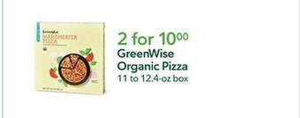 Publix Greenwise organic pizza offer