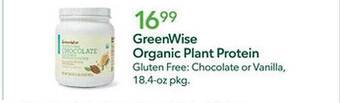 Publix Greenwise organic plant protein offer