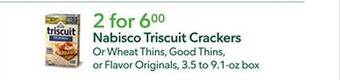 Publix Nabisco triscuit crackers offer