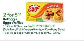 Publix Kellogg's eggo waffles offer