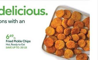Publix Fried pickle chips offer