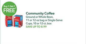 Publix Community coffee offer