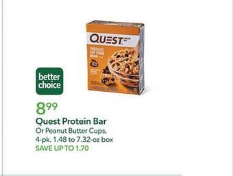 Publix Quest protein bar offer
