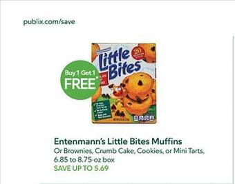 Publix Entenmann's little bites muffins offer