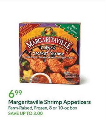 Publix Margaritaville shrimp appetizers offer