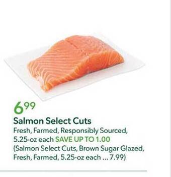 Publix Salmon select cuts offer